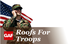 It’s Not Too Late to Get ‘Roofs for Troops’ Rebate!